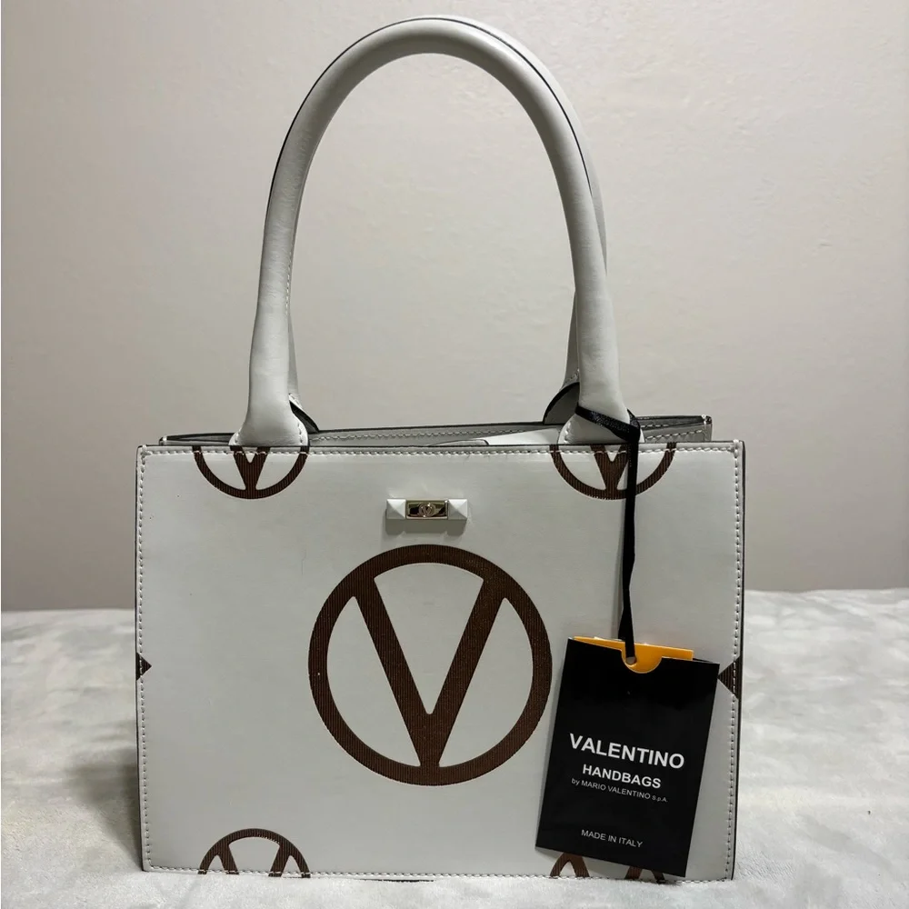 NWT Mario Valentino Marie Magnus White Crossbody Handbag - Picture 1 of 8